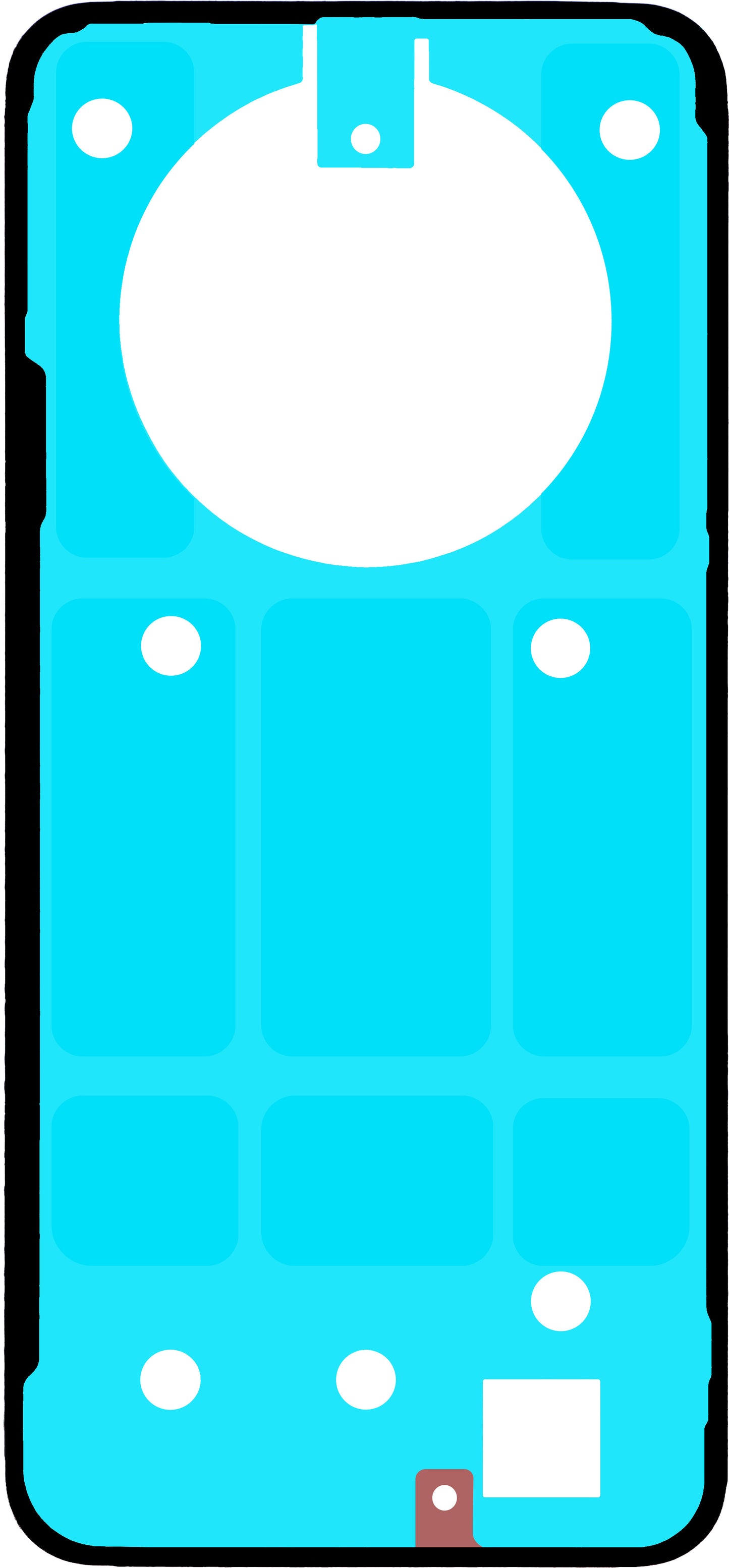 Klebstoff Batterieabdeckung Realme 14 Pro+, Service Pack 612717000564