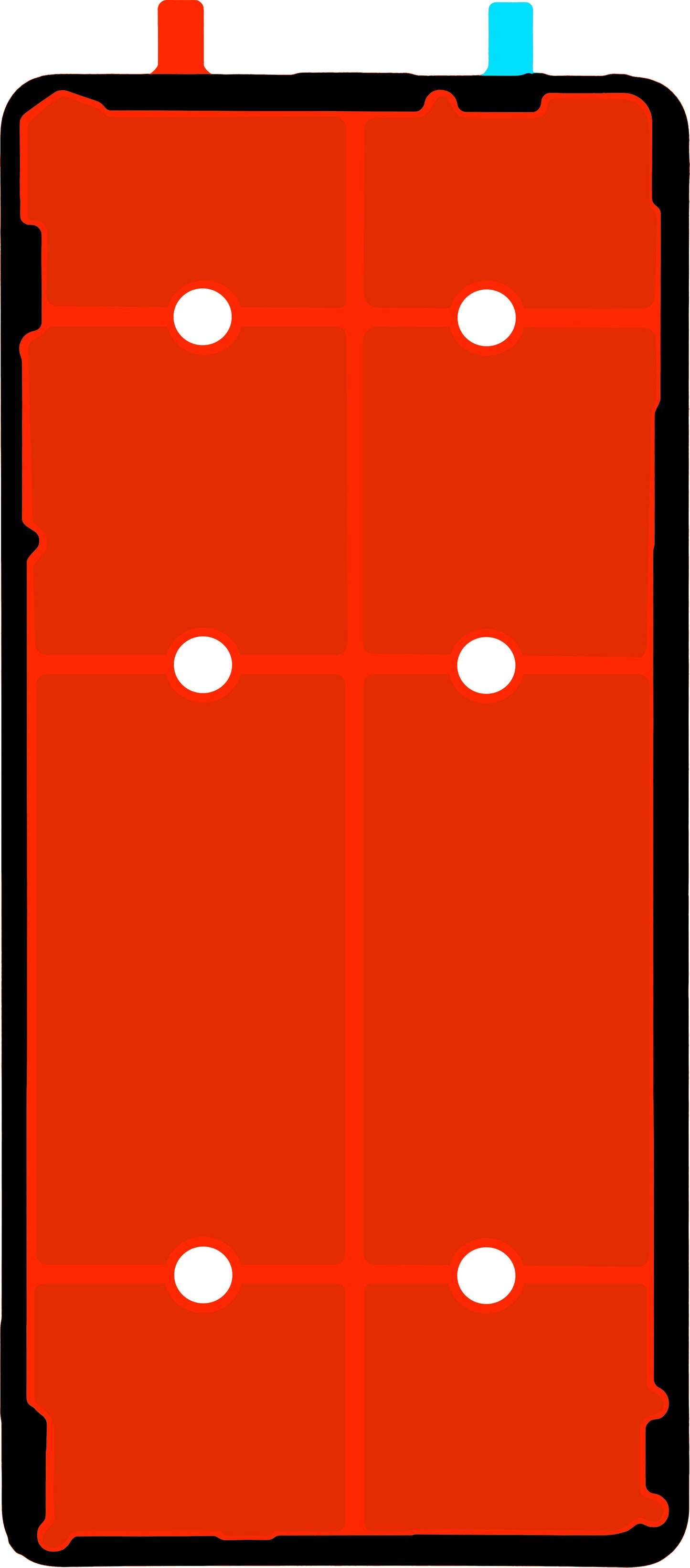 Klebstoff Batterieabdeckung Realme GT 6, Service Pack 612717000253