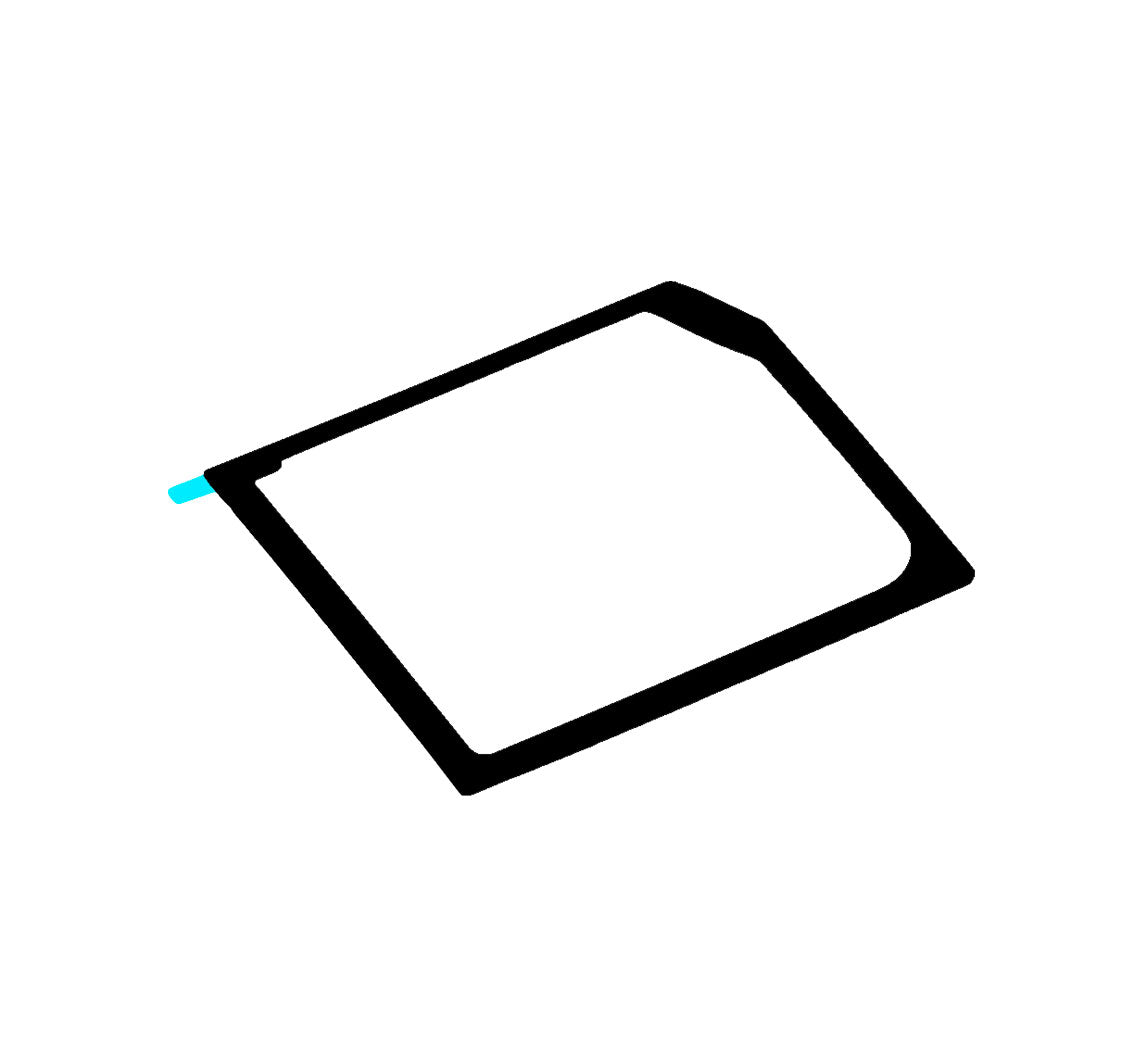 Klebstoff Diffusor Huawei Mate X7, Service Pack 51630NED