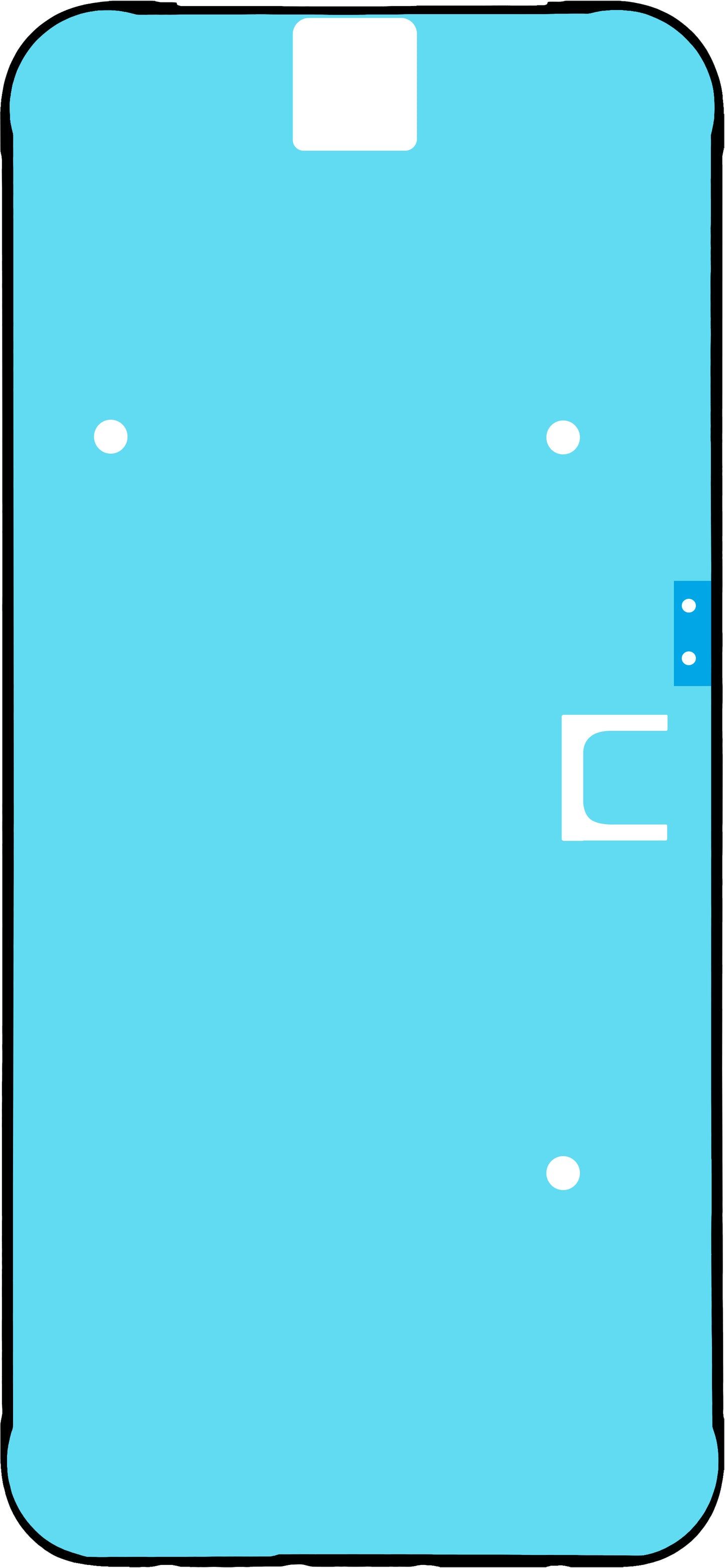 Klebstoff Display Google Pixel 8a, Service Pack G806-12606-01