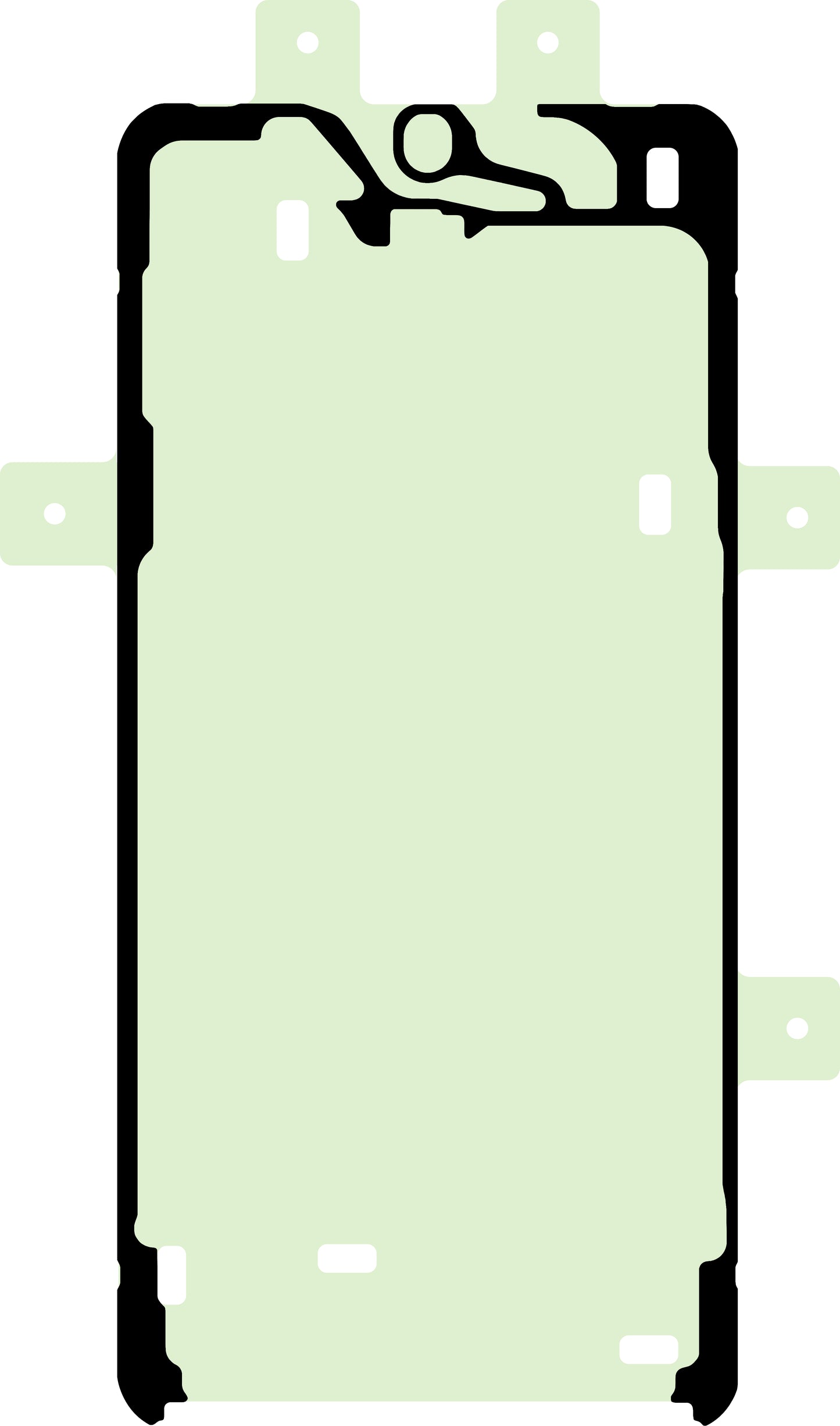 Klebstoff Display Samsung Galaxy S24+ S926, Service Pack GH81-24780A