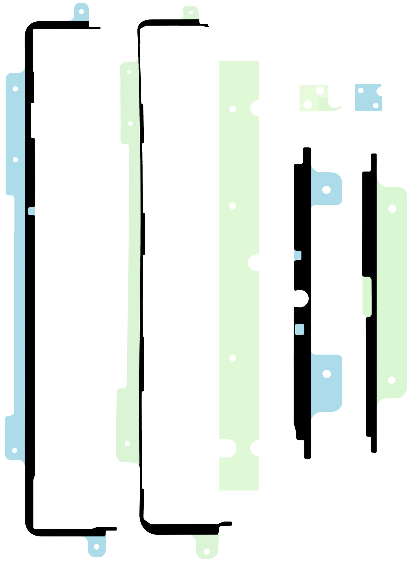 Klebstoff Display Samsung Galaxy Tab S6, Service Pack GH82-20768A