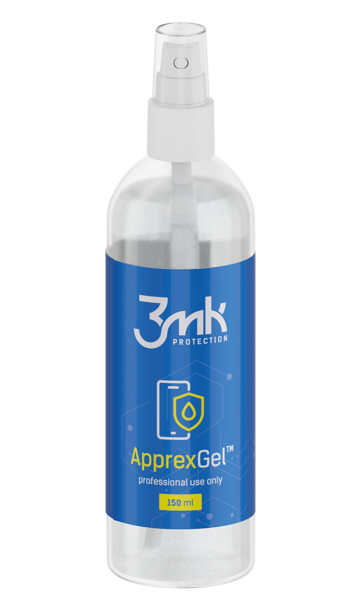 3MK ApprexGel Gel-Lösung zum Anbringen von Schutzfolien aus Kunststoff/Silikon, 150 ml