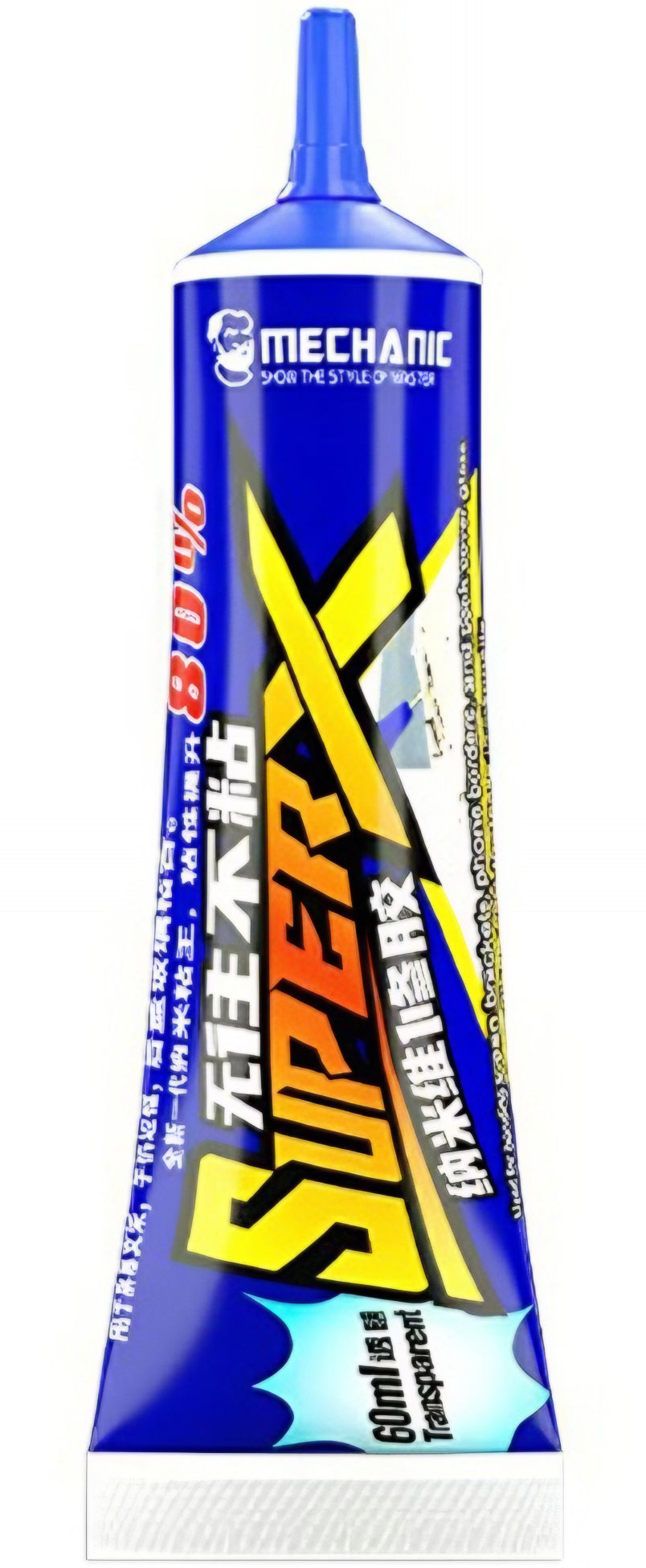 Mechanic Super X Flüssigkleber, 60ml, Transparent