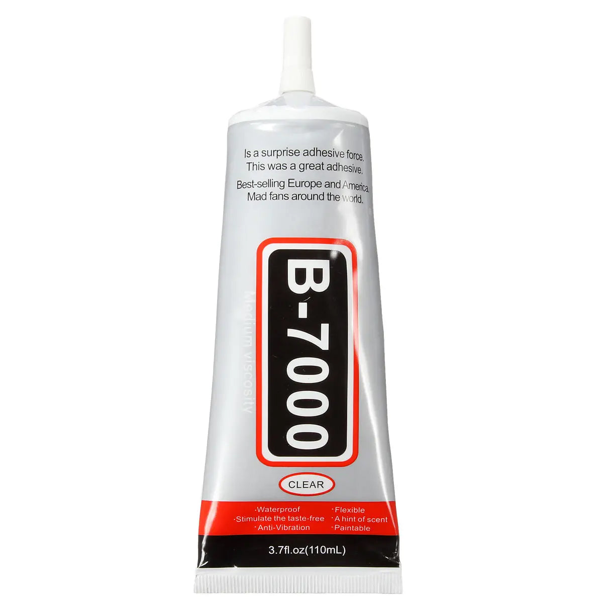 Zhanlida B-7000 Flüssigkleber 110ml | Transparent | Reparatur-Klebstoff