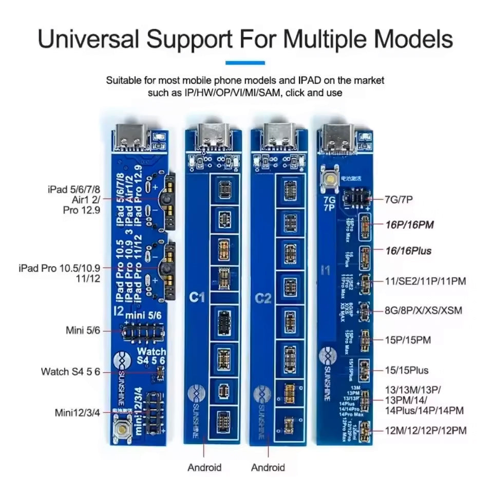Sunshine SS-909 Power Board Charger for Apple iPhone / iPad / Universal Series, 2in1