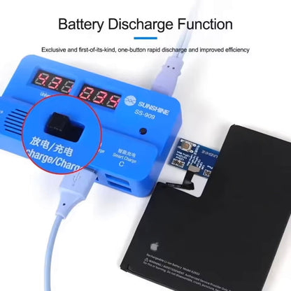 Sunshine SS-909 Power Board Charger for Apple iPhone / iPad / Universal Series, 2in1