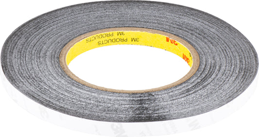 3M Klebeband, 10mm, 25m, Schwarz
