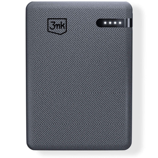 Externe Batterie 3MK Pocket, 5000mAh, 12W, 1 x USB-C, Grau