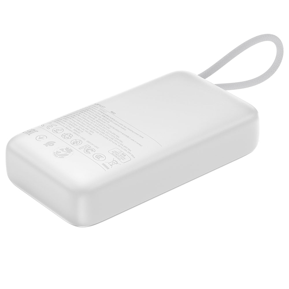Externer Akku Acefast M32, 10000mAh, 35W, PD, 2 x USB-C, Silber