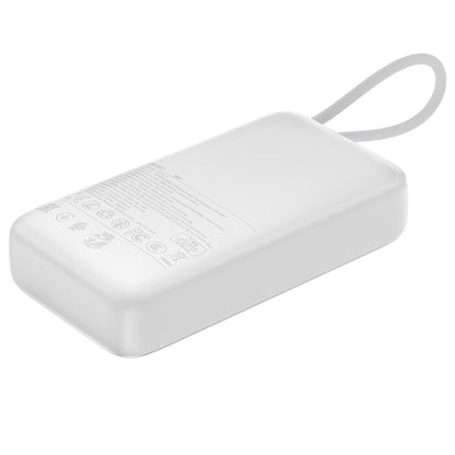 Externer Akku Acefast M32, 10000mAh, 35W, PD, 2 x USB-C, Silber