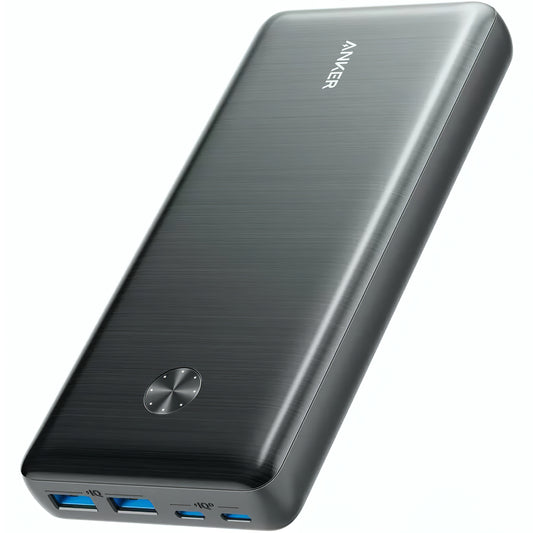 Anker PowerCore III Elite Externer Akku, 25600mAh, 87W, QC + PD, 2 x USB-A - 2 x USB-C, Schwarz A1291H11