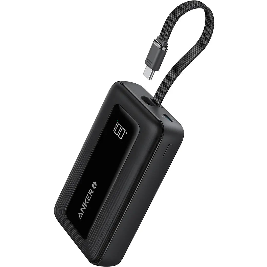 Externer Akku Anker Zolo, 10000mAh, 30W, QC + PD, 1 x USB-A - 2 x USB-C, Schwarz A1688H11