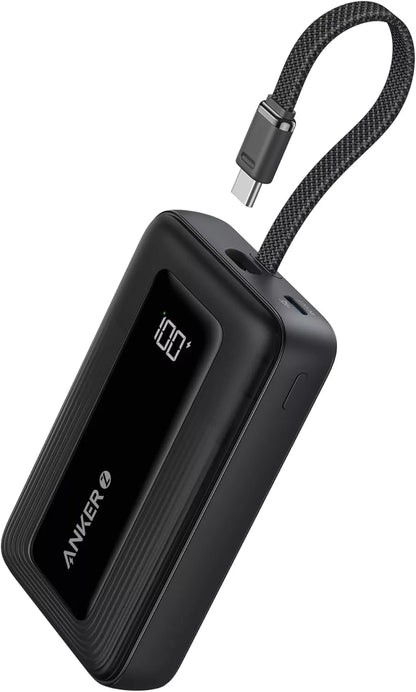 Externer Akku Anker Zolo, 20000mAh, 30W, QC + PD, 1 x USB-A - 2 x USB-C, Schwarz, Wiederverpackt A1689H11