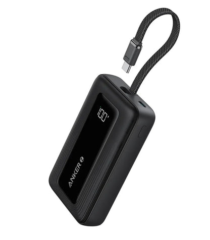 Externer Akku Anker Zolo, 10000mAh, 30W, QC + PD, 1 x USB-A - 2 x USB-C, Schwarz A1688H11