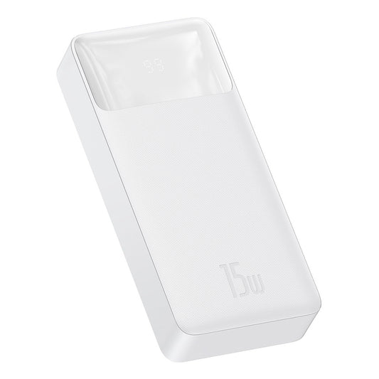 Externer Akku Baseus Bipow, 20000mAh, 15W, 1 x USB-C - 2 x USB-A, Weiß PPBD050102