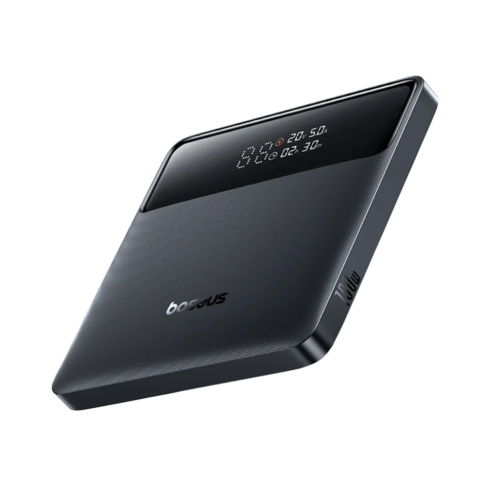 Externer Akku Baseus Blade H1, 20000mAh, 100W, QC + PD, 2 x USB-A - 2 x USB-C, Schwarz