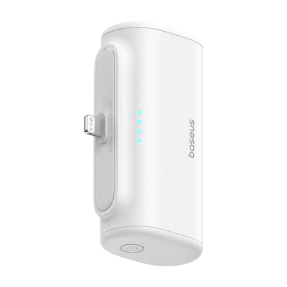 Externer Akku Baseus Compact, 5000mAh, 20W, PD, 1 x Lightning - 1 x USB-C, Weiß P10068307213-00