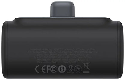 Externer Akku Baseus Compact, 5000mAh, 20W, PD, 1 x Lightning - 1 x USB-C, Schwarz P10068307113-00