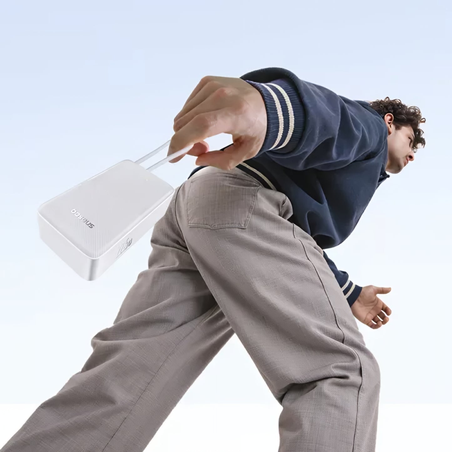 Baseus EnerFill Bipow2 Pro External Battery, 30000mAh, 22.5W, QC + PD, 1 x USB-A - 2 x USB-C, White E0028101