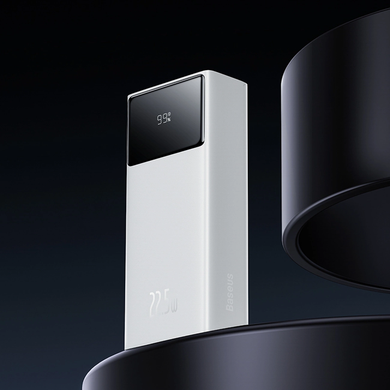 Externer Akku Baseus EnerFill FP41, 30000mAh, 22.5W, QC + PD, 1 x USB-C - 2 x USB-A, Weiß