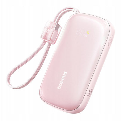 Externer Akku Baseus EnerFill FC21 Qpow 3 Ultra, 10000mAh, 22.5W, QC + PD, 1 x USB-A - 1 x USB-C, Rosa E0027L02