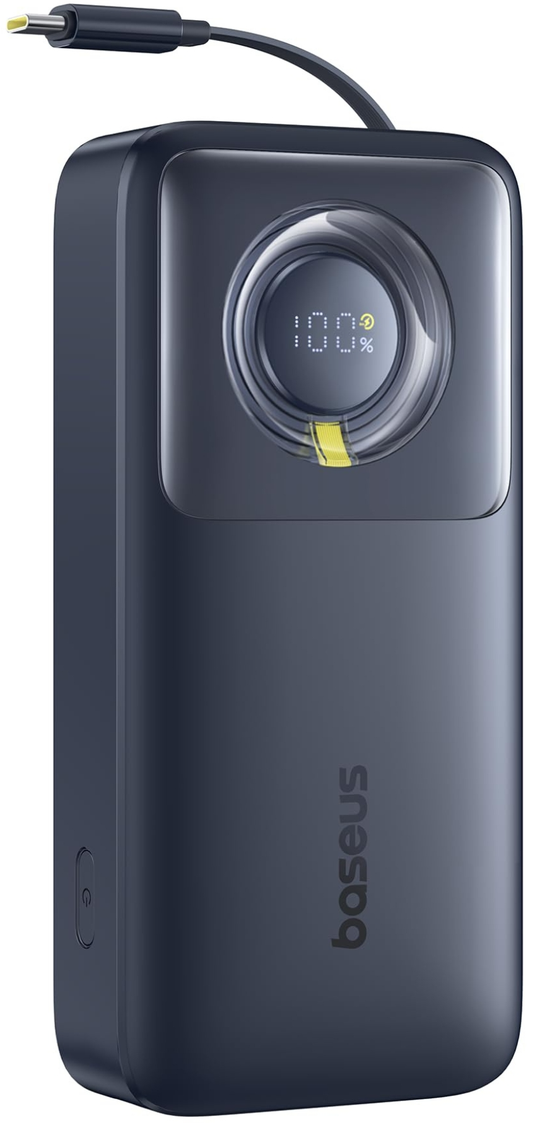 Externe Batterie Baseus Free2Pull, 20000mAh, 65W, PD, 2 x USB-C, Schwarz, Wiederverpackt P10073700123-00