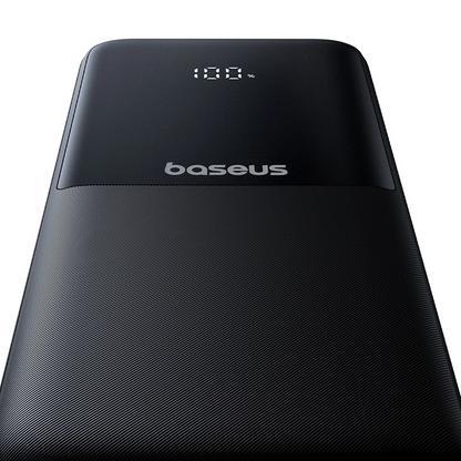 Externer Akku Baseus Lipow, 10000mAh, 22.5W, QC + PD, 1 x Lightning - 1 x USB-A - 2 x USB-C, Schwarz P10079101123-00