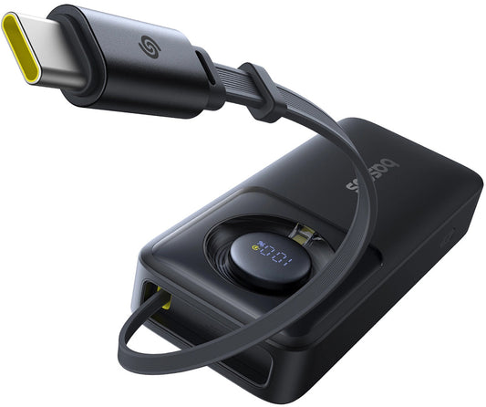 Externer Akku Baseus OS Free2Pull, 10000mAh, 30W, PD, 2 x USB-C, Schwarz P10073701123-00