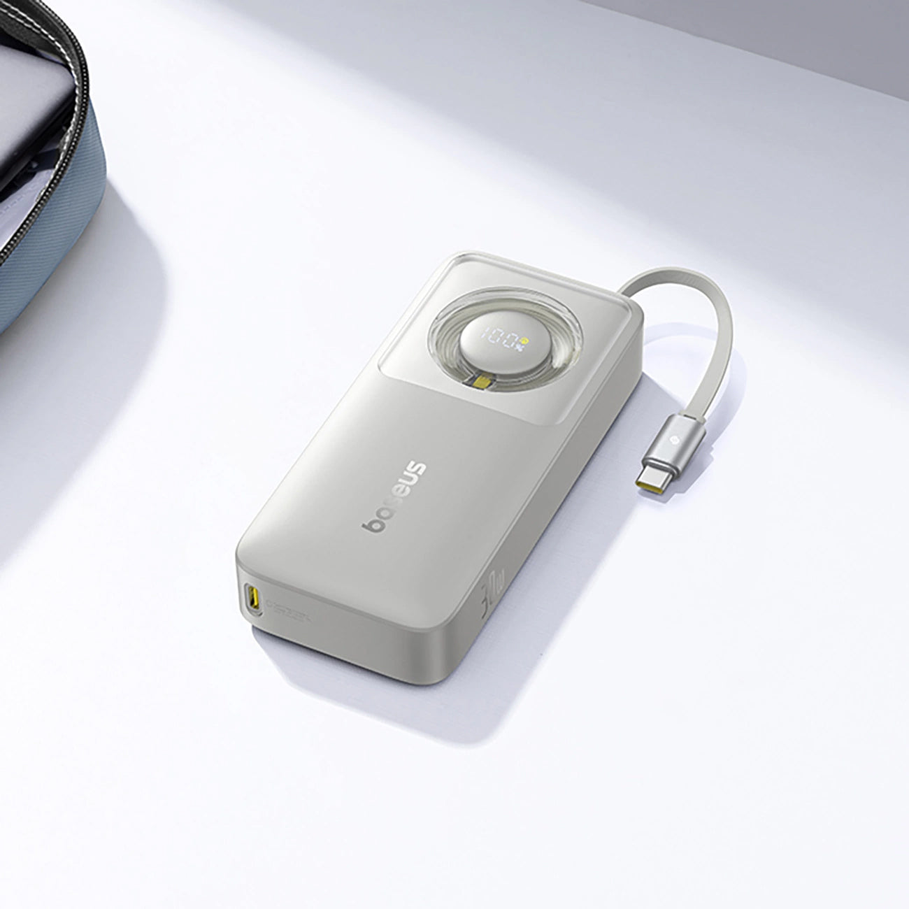 Externer Akku Baseus OS Free2Pull, 10000mAh, 30W, PD, 2 x USB-C, Grau P10073701843-00