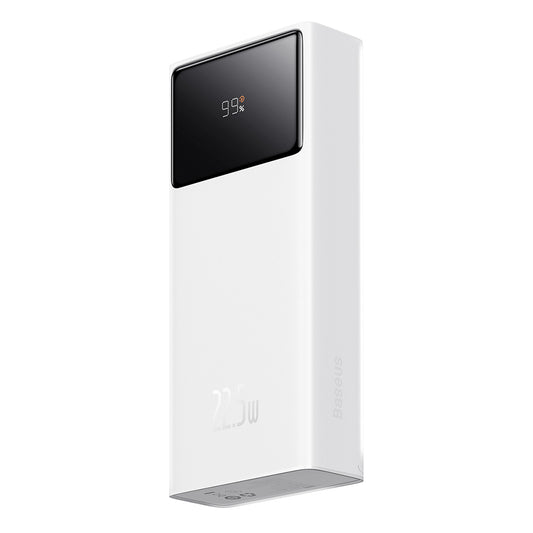 Externer Akku Baseus Star Lord, 20000mAh, 22.5W, QC + PD, 1 x USB-C - 2 x USB-A, Weiß PPXJ080002