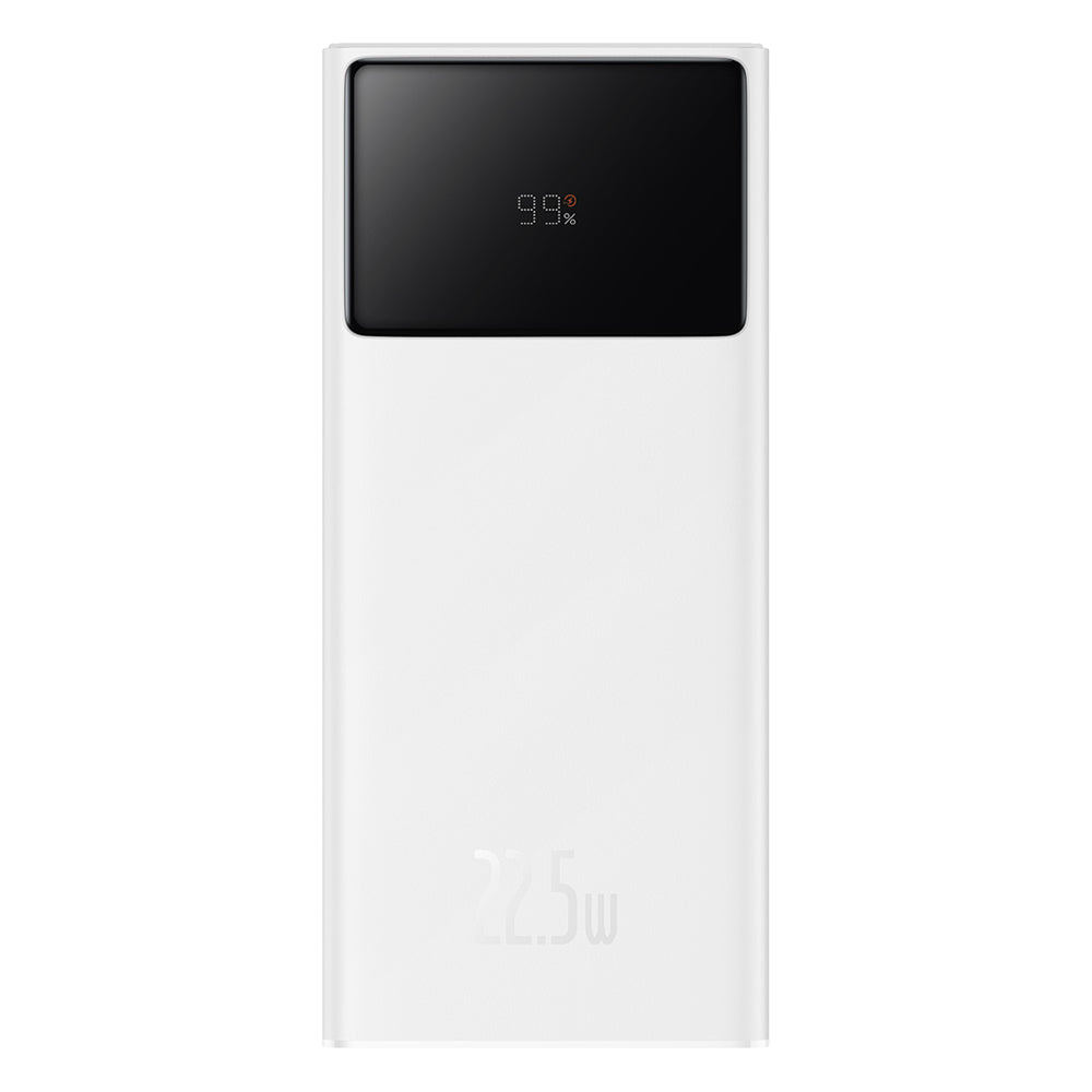 Externer Akku Baseus Star Lord, 20000mAh, 22.5W, QC + PD, 1 x USB-C - 2 x USB-A, Weiß PPXJ080002
