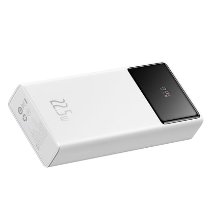 Externer Akku Baseus Star Lord, 20000mAh, 22.5W, QC + PD, 1 x USB-C - 2 x USB-A, Weiß PPXJ080002