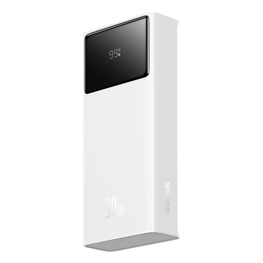 Externer Akku Baseus Star Lord, 20000mAh, 30W, QC + PD, 1 x USB-C - 2 x USB-A, Weiß P10022904213-00