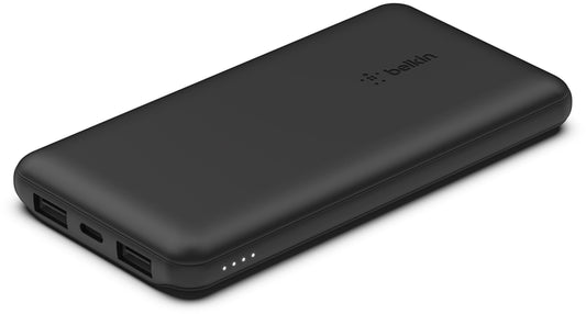 Externe Batterie Belkin BoostCharge, 10000mAh, 15W, 1 x USB-C - 2 x USB-A, Schwarz BPB011btBK