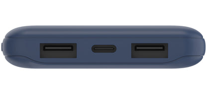 Externe Batterie Belkin BoostCharge, 10000mAh, 15W, 1 x USB-C - 2 x USB-A, Marineblau BPB011btBL