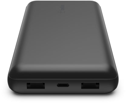 Externe Batterie Belkin BoostCharge Pro, 20000mAh, 15W, 1 x USB-C - 2 x USB-A, Schwarz BPB012btBK