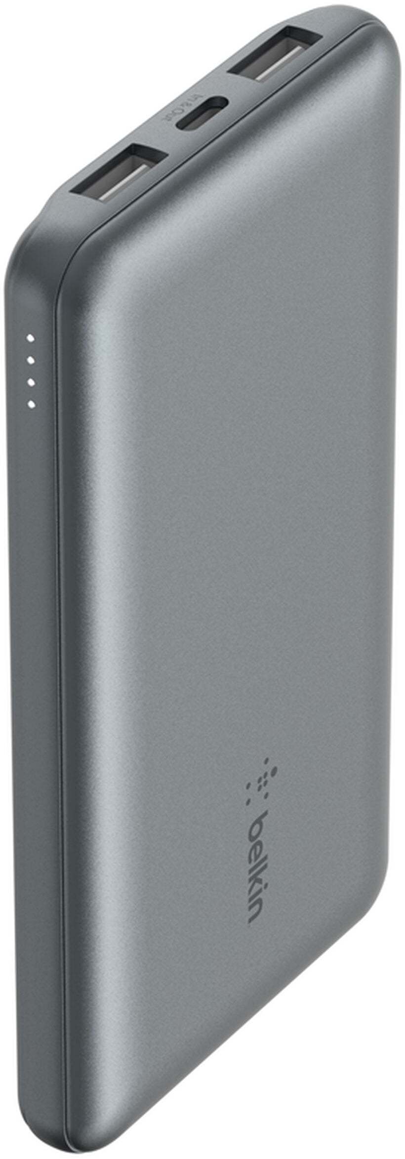 Externe Batterie Belkin BoostCharge, 10000mAh, 15W, 1 x USB-C - 2 x USB-A, Grau BPB011btGY