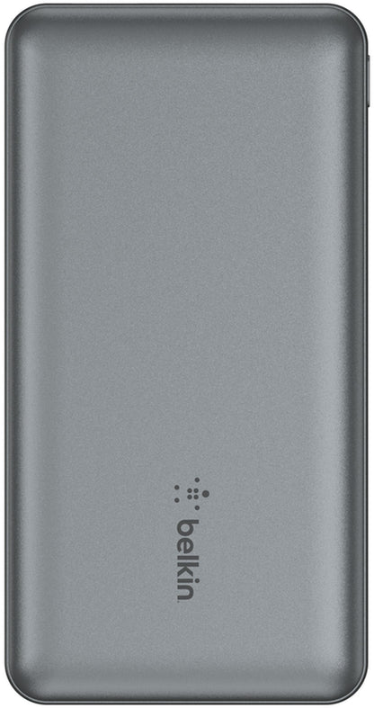 Externe Batterie Belkin BoostCharge, 10000mAh, 15W, 1 x USB-C - 2 x USB-A, Grau BPB011btGY
