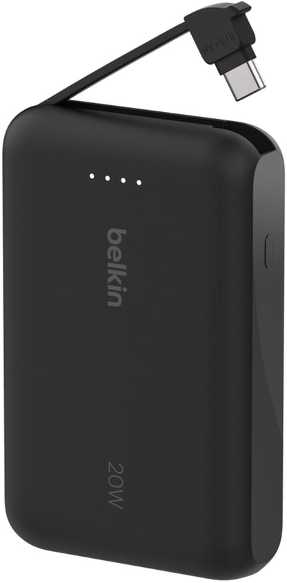 Externe Batterie Belkin BoostCharge, 10000mAh, 20W, PD, 2 x USB-C, Schwarz BPB021hqBK
