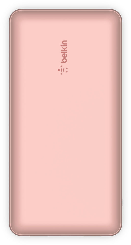 Externe Batterie Belkin BoostCharge, 20000mAh, 15W, 1 x USB-C - 2 x USB-A, Roségold BPB012btRG