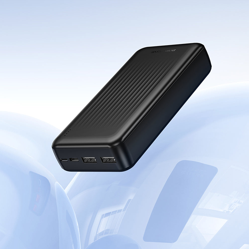 Externer Akku Borofone BJ78A Clever, 20000mAh, 10W, 2 x USB-A, Schwarz