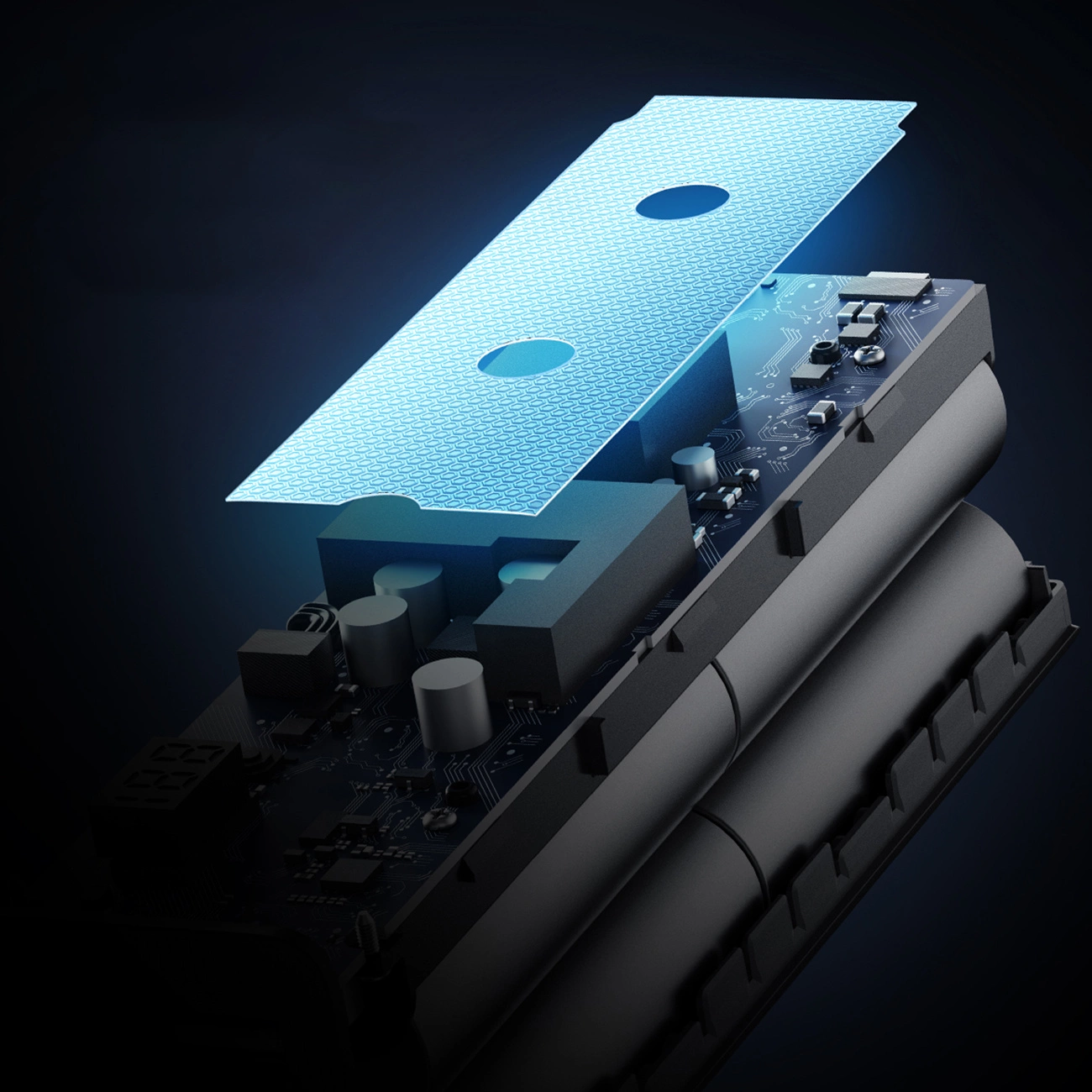 Externer Akku Cuktech, 20000mAh, 100W, QC + PD, 1 x USB-A - 2 x USB-C, Grau CUKP200XGLGR