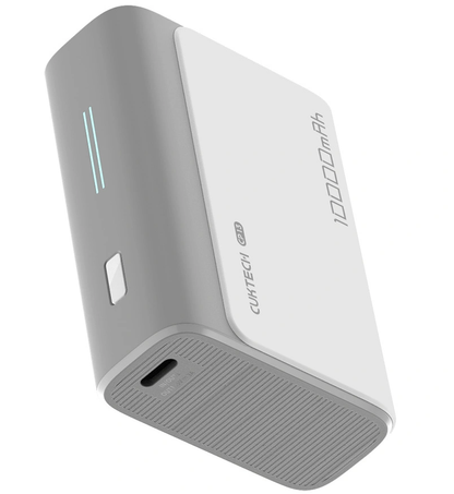 Externe Batterie Cuktech CP13, 10000mAh, 30W, QC + PD, 1 x USB-A - 1 x USB-C, Grau