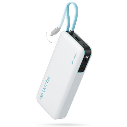 Externe Batterie Cuktech LPB200N, 20000mAh, 45W, QC + PD, 1 x USB-A - 2 x USB-C, Weiß CUKP200NGLLG