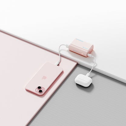 Externe Batterie Cuktech CP13, 10000mAh, 30W, QC + PD, 1 x USB-A - 1 x USB-C, Rosa CUK0PB100DPK