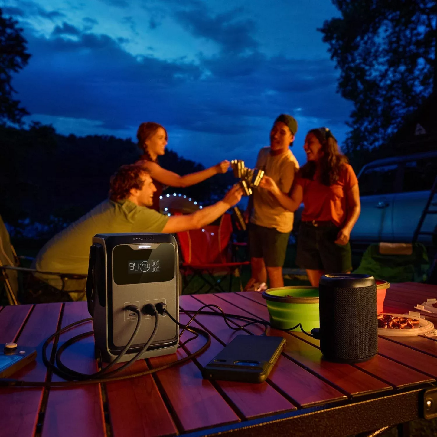 Externe Batterie EcoFlow Trail 200, 60000mAh, 220W, PD, 2 x USB-A - 2 x USB-C, Schwarz EF-TRAIL200-N