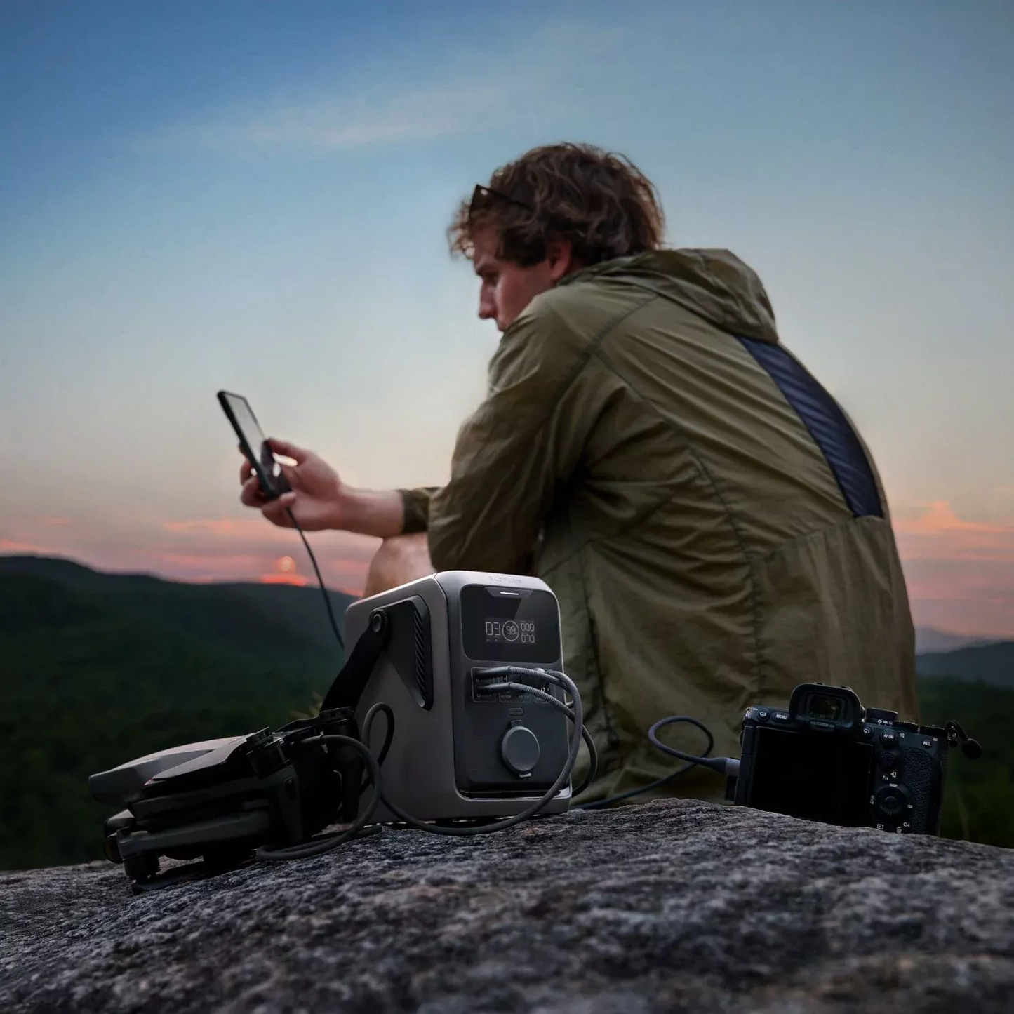 Externe Batterie EcoFlow Trail 200, 60000mAh, 220W, PD, 2 x USB-A - 2 x USB-C, Schwarz EF-TRAIL200-N