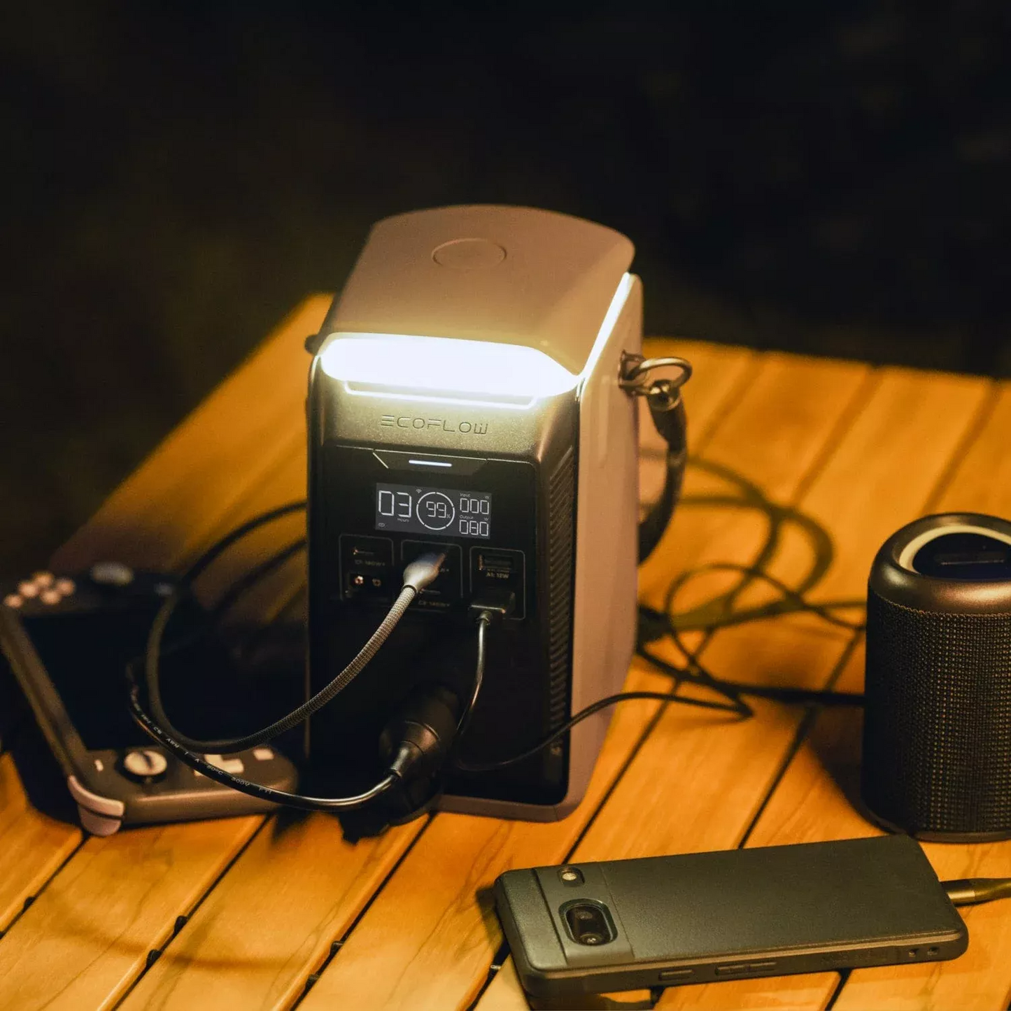 Externe Batterie EcoFlow Trail 200, 60000mAh, 220W, PD, 2 x USB-A - 2 x USB-C, Schwarz EF-TRAIL200-N