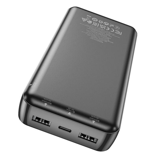 Externe Batterie HOCO J100A, 20000mAh, 10W, 2 x USB-A, Schwarz